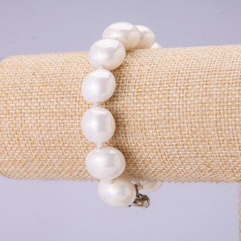Armband Mallorca, Durchmesser 15×12 mm, Länge 19 cm