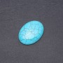 Cabochon aus grünem Türkis (gepresst) 40×30 mm