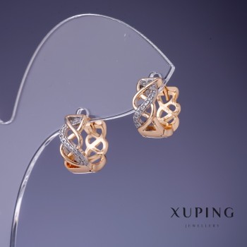 Ohrringe Xuping 12×6 mm '18K-Vergoldung'