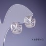 Ohrringe Xuping 14×8 mm Rhodium-beschichtet