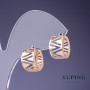 Ohrringe Xuping 13x9 mm «18K-Vergoldung, Rhodium»