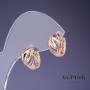 Ohrringe Xuping 12×9 mm 'Vergoldung 18K, Rhodium'