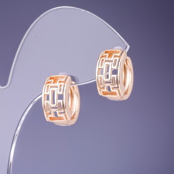 Ohrringe Xuping 14×8 mm «18K-Vergoldung»
