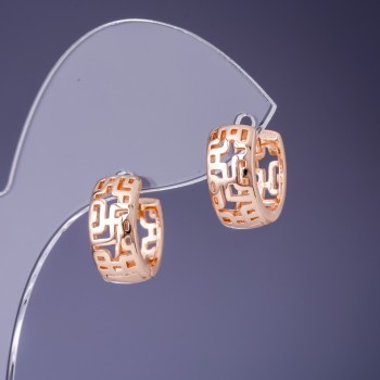 Ohrringe Xuping 15x7mm «18K-Vergoldung»