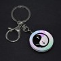 Schlüsselanhänger „Yin-Yang-Kreuz“, Länge 10 cm
