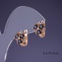 Ohrringe Xuping, 12×10 mm, 18K-Vergoldung