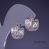 Xuping-Ohrringe 14×8 mm Rhodiumbeschichtung