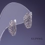 Xuping Ohrringe 16×8 mm rhodiniert