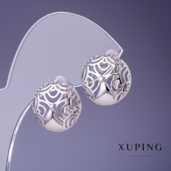 Ohrringe Xuping 15 mm Rhodiumbeschichtung