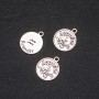 Zubehör-Anhänger Sternzeichen Wassermann, Durchmesser 17 mm, Verpackung 20 g, ± 10 Stück