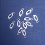 Anhänger Buchstabe 'Q' 17×7 mm, Verpackung 20 g (ca. 24 Stück)