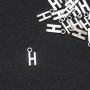 Anhänger Buchstabe H 17×7 mm, Verpackung ca. 20 g (ca. 22 Stück)