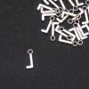 Schmuckzubehör Anhänger Buchstabe L, 17 × 7 mm, Verpackung 20 g (ca. 30 Stück)