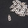Anhänger Buchstabe 'B' 17 × 7 mm, Verpackung ca. 20 g (+/- 25 Stück)