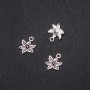 Anhänger Blume 13×16 mm, Verpackung 20 g, ca. 25 Stück