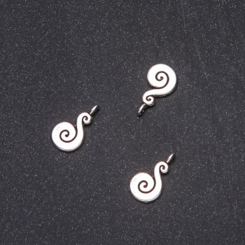 Anhänger Spirale 18×10 mm, Verpackung 20 g ±15 Stück