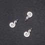 Anhänger Spirale 18×10 mm, Verpackung 20 g ±15 Stück