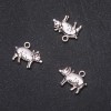 Schmuckzubehör – Anhänger Schweinchen 20×16 mm, Verpackung 20 g ±8 Stück