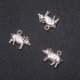 Schmuckzubehör – Anhänger Schweinchen 20×16 mm, Verpackung 20 g ±8 Stück