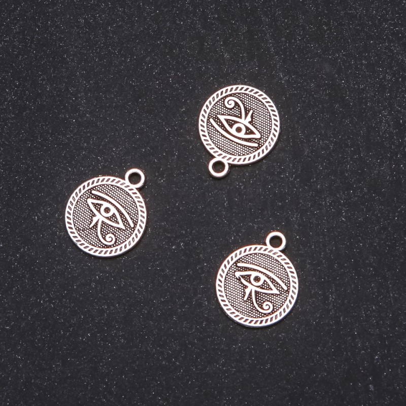 Anhänger Schmuckzubehör Ägyptisches Auge 15×18 mm Verpackung 20 g ±12 Stück