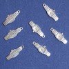 Uhrenanhänger, 23×9 mm, Verpackung 20 g, ca. 17 Stück