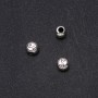 Pandora-Perle Yin-Yang 10×8 mm, Durchmesser 4 mm, Verpackung 20 g ± 10 Stück