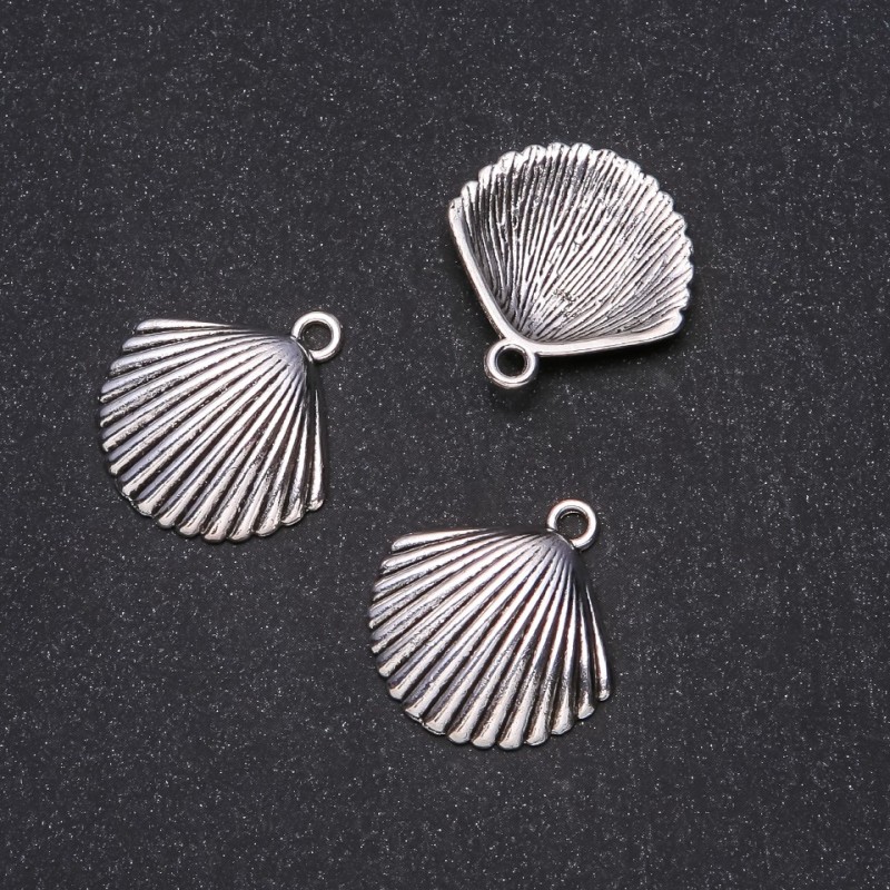 Anhänger Muschel 24 × 25 mm, Verpackung 20 g, 8 Stück
