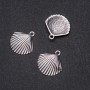Anhänger Muschel 24 × 25 mm, Verpackung 20 g, 8 Stück