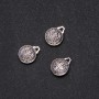 Schmuckzubehör: Anhänger „St. Benedikt“ 14×17 mm, Verpackung 20 g ± 5 Stück