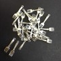 Schmuckzubehör Anhänger 'Gabel' 27 × 6 mm Verpackung 20 g ± 30 Stück