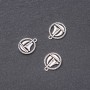 Anhänger 'Schiffchen' 15x18 mm Verpackung 20 g ± 14 Stück