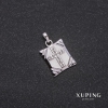 Xuping Kreuz-Anhänger Rhodiumbeschichtung 13x15x23 mm