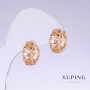 Xuping Ohrringe, Länge 16 mm, Dicke 7 mm, 18K-Vergoldung
