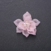 Aufnäher Lotusblume rosa Acryl, Durchmesser 40 mm