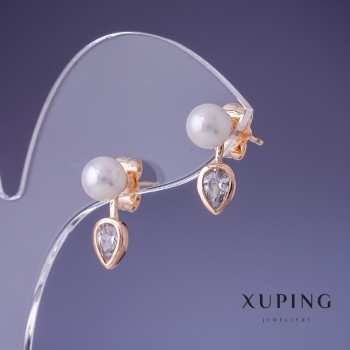 Ohrringe Xuping 16×7 mm „18K-Vergoldung“