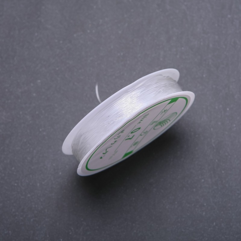 Silikonschnur für Schmuck, Durchmesser 0,7 mm, Spule