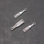 Beer-Flaschenanhänger, Ø6 mm, L3 mm, Ø1,8 mm, Verpackung 20 g, 26 Stück (+ -)