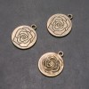 Rose-Anhänger-Zubehör Ø2 mm, Länge 6 mm, Verpackungseinheit 4 mm, 6 Stück (+ -)