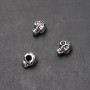 Pandora-Schädel-Zubehör, Durchmesser 8 mm, Durchmesser 4,5 mm, Länge 12 mm, Verpackung 20 g, 9 Stück (±)