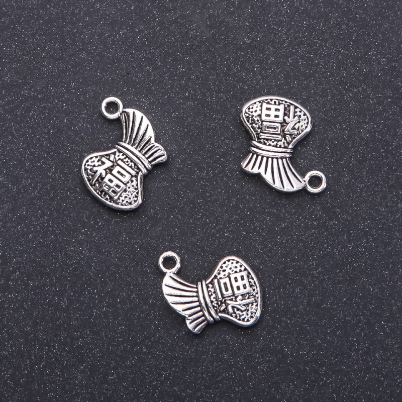 Anhängerzubehör „Beutelchen“, Durchmesser 14 mm, Länge 15 mm, Verpackung 20, 8 g, 11 St. (+ -)