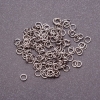 Verbindungsring, Durchmesser 4 mm, graues Metall, Verpackung 25 g