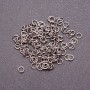 Verbindungsring, Durchmesser 4 mm, graues Metall, Verpackung 25 g