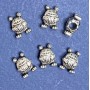 Perle 'Frosch' 10×14 mm, Lochdurchmesser 5 mm, Verpackung 20 g ± 8 Stück