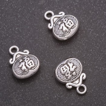 Anhänger Schmuckzubehör – Chinesische Laterne, Maße 10×13 mm, Verpackung 20 g ± 14 Stück