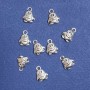 Schmuckzubehör Anhänger Pinguin, Durchmesser 10 × 13 mm, Verpackung 20 g ± 19 Stück