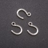Anhänger Schmuckzubehör Hufeisen, Maße 10 x 14 mm, Verpackung 20 g ± 44 Stück