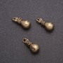 Schmuckzubehör – Geldsäckchen-Anhänger, Durchmesser 7×15 mm, Durchmesser in-1, 7 mm, Verpackung ca. 20 g ± 13 Stück
