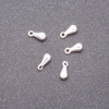 Tropfenanhänger, Maße 7 x 3 mm, Bohrung Ø 0,9 mm, Verpackung 20 g ±110 Stück