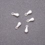 Tropfenanhänger, Maße 7 x 3 mm, Bohrung Ø 0,9 mm, Verpackung 20 g ±110 Stück