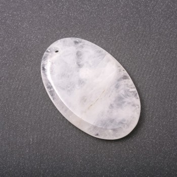 Anhänger in Ovalform aus Bergkristall 36×55 mm (±)